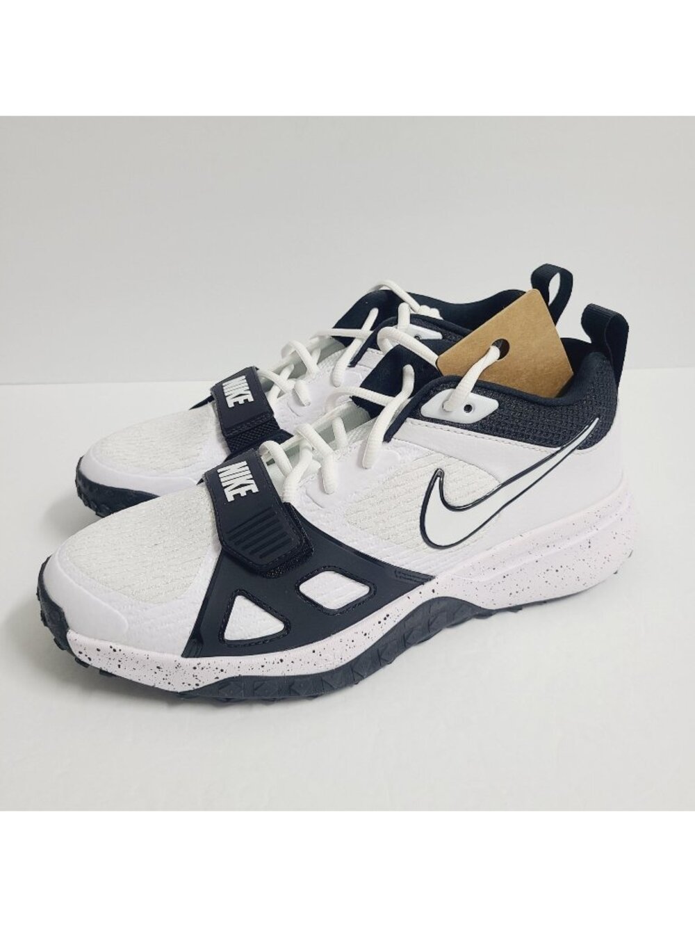 NEW Nike Air Zoom Diamond Elite Turf Baseball Shoes DZ0503-104 Size 9 White
